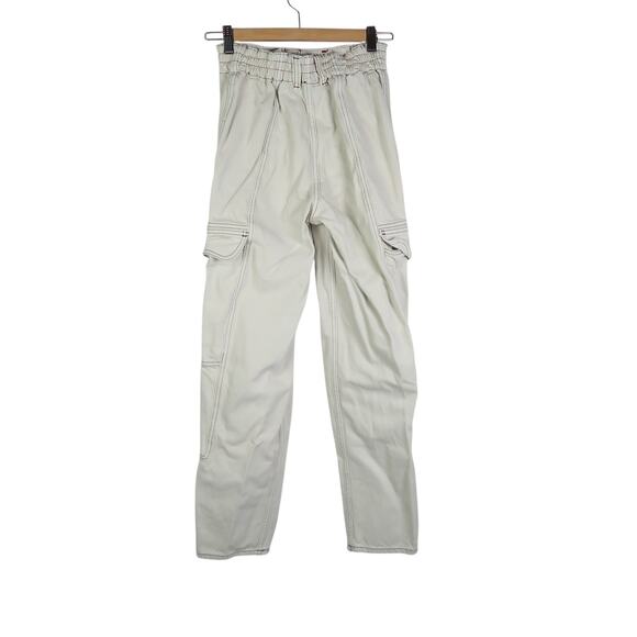 BDG Urban Outfitters Relaxed Skate Jean Cream Pull-On Cargo 24 - Picture 4 of 6